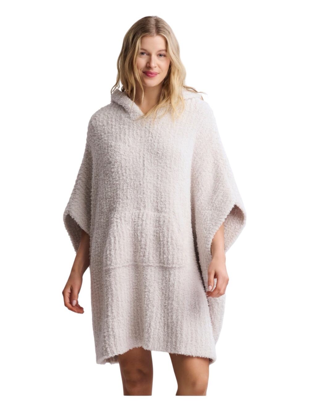 Barefoot Dreams cozy cozychic wearable blanket-1Sz-Hood-Oversized-Oyster-1172